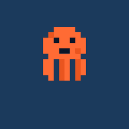 Floating octopus decoration
