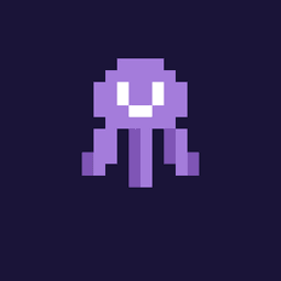 Floating octopus decoration